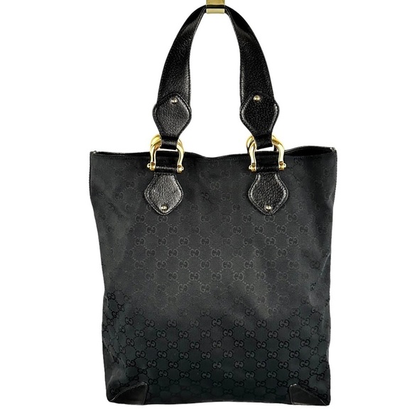 GUCCI oversized signature monogram canvas hobo tote bag - Picture 1 of 16